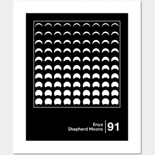 Shepherd Moons - Minimalist Style Graphic Design Posters and Art